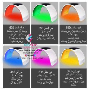 تونل نوردرمانی 7 رنگ LED کلسیم تراپی Devoir Plm002