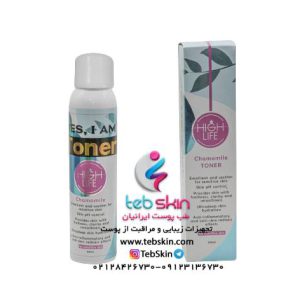 تونر پوست حساس گل بابونه هایلایف