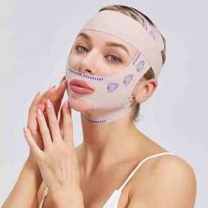 نمای روبه‌رو گن صورت ماسکی با بند پیشانی